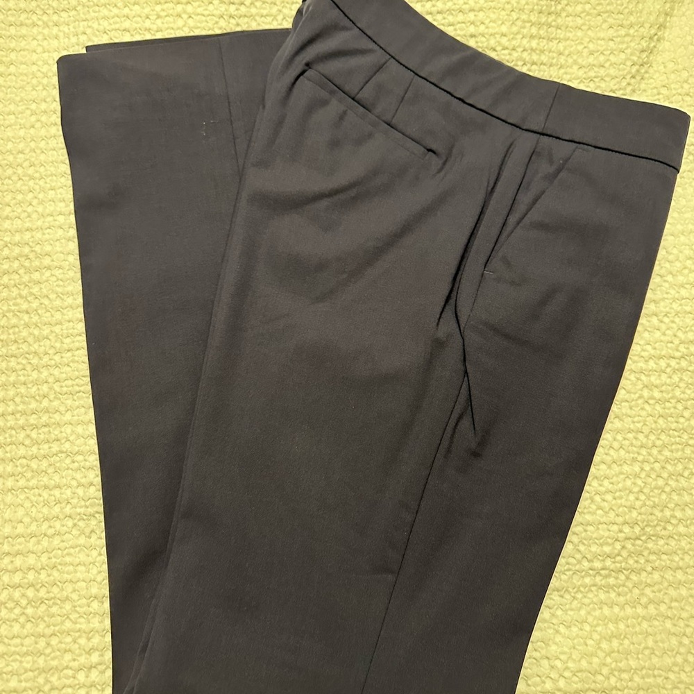 J. Crew Navy Wool Trousers